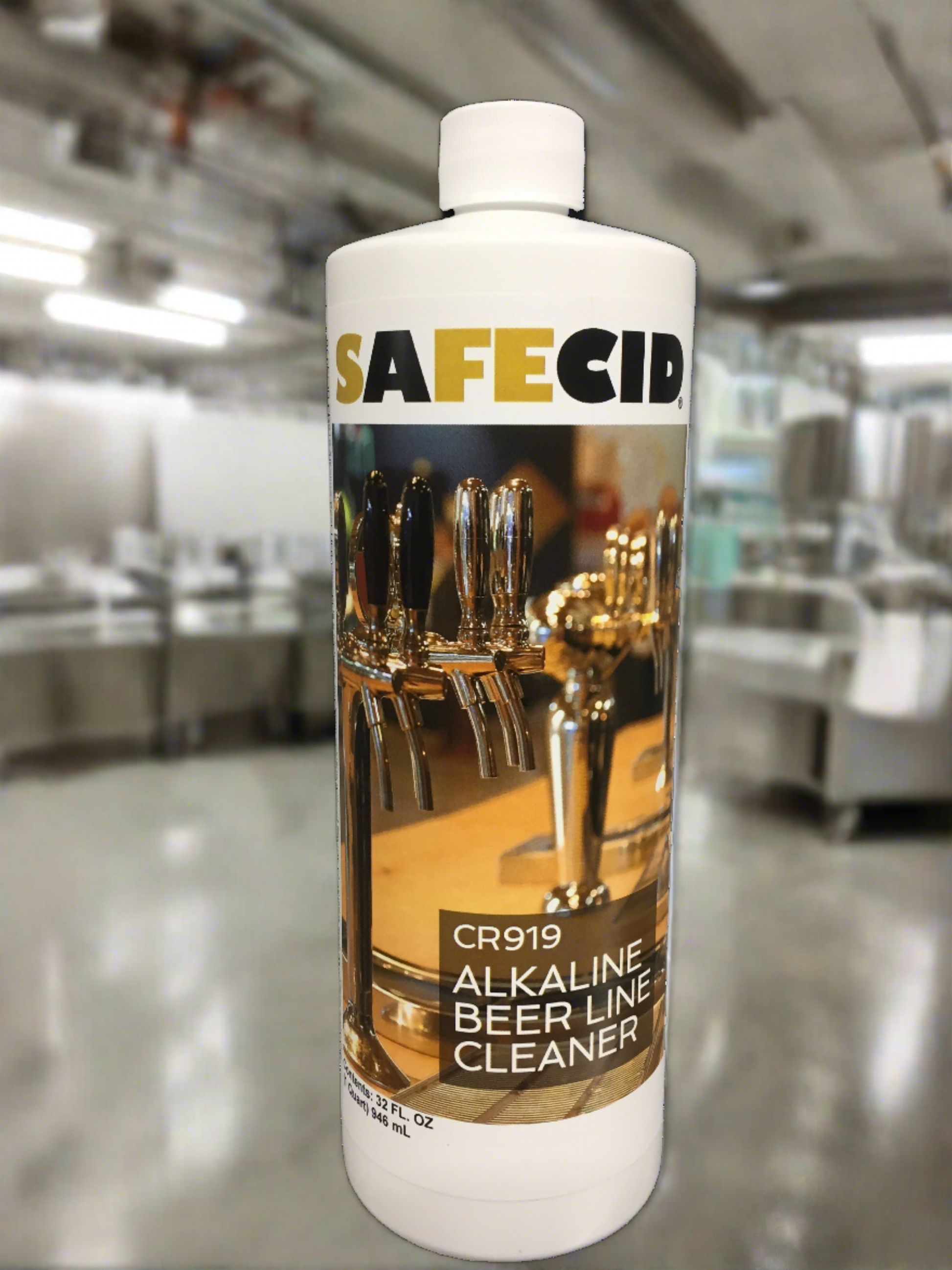 SAFECID Alkaline Beer Line Cleaning chemical quart
