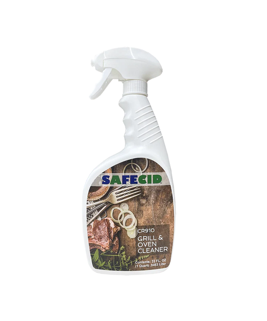 32 ounce spray bottle of Safecid Grill and Oven Cleaner