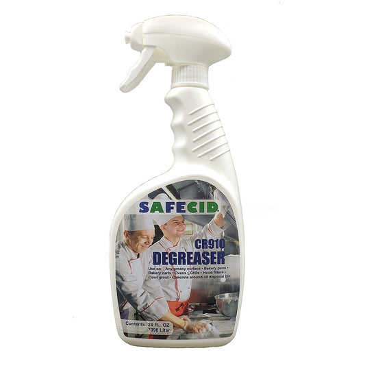 32 ounce spray bottle of Safecid Kitchen Degreaser